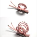 How to Use Leather to Make a Snail-shaped Hairclip