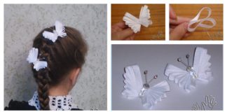 How to Make a Beautiful Ribbon Butterfly Hairpin