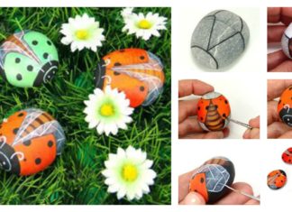 How to DIY Rock Ladybug! Easy & Fun Art!