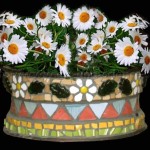 Mosaic-Planter-Using-Old-Wheel-Rim -10