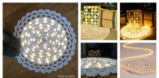 DIY Easy Crochet Lights Rug Project to Warm Up Your Home