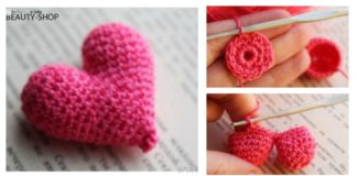 How to Crochet Beautiful Hearts