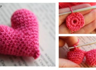 How to Crochet Beautiful Hearts