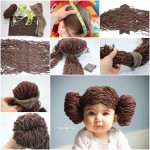 DIY Adorable Princess Leia Yarn Wig