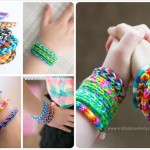 DIY Cool Rubber Band Bracelet with Pencils1