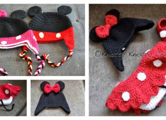 DIY Crochet Minnie Little Mouse Hat Pattern