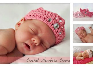 DIY Crochet Newborn Crown