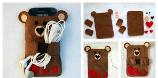 DIY Cute Felt Cell Phone Case