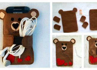 DIY Cute Felt Cell Phone Case