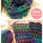 Broomstick Lace Infinity Scarf Free Crochet Pattern