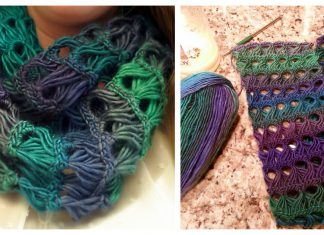 How to Crochet Pretty Broomstick Lace Scarf