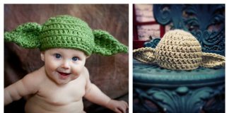 How to Crochet Yoda Hat with Free Pattern