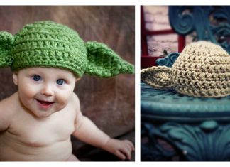 How to Crochet Yoda Hat with Free Pattern