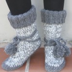 diy-8-knitted-crochet-slipper-boots-free-patterns-7