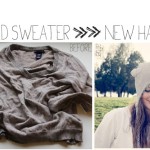 easy-and-cuddly-diy-ideas-for-recycling-old-Sweater snowy day hat