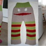 DIY Knit Monster Pants With Patterns