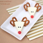 DIY Creative Christmas Food Ideas Cheese Reindeers