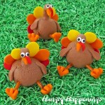 Chocolate Peanut Butter Fudge Thanksgiving Turkey Treats