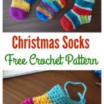 Christmas Socks Free Crochet Pattern