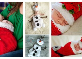 Cute Christmas Crochet Cocoon Patterns