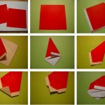 DIY Cute Origami Santa-2