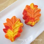 Festive Fall Cheesecake Leaves
