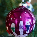 Hand Print Snowmen Ornament