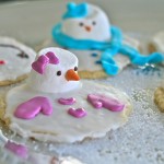 Melted Snowman Cookies
