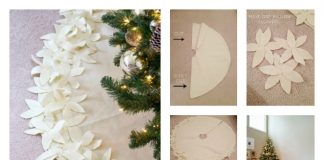 NO-SEW Christmas Tree Skirt