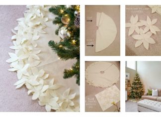 NO-SEW Christmas Tree Skirt