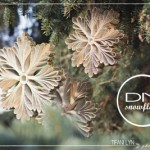 Old Book Snowflake Ornament