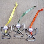 Paper Clip Angel Ornaments