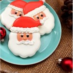Santa Face Cookies