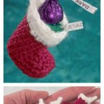 Tiny Christmas Stocking Free Crochet Pattern