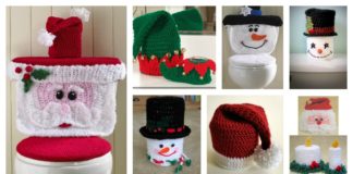 Crochet Bathroom Christmas Pattern