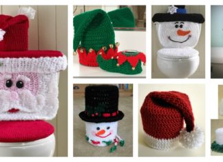 Crochet Bathroom Christmas Pattern