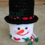Jolly Snowman Bath Tissue Cover