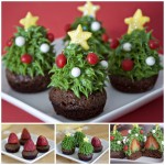 strawberry-christmas-tree-brownie