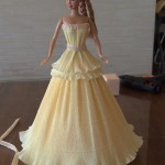 DIY Barbie Chocolate Bouquet dress-24