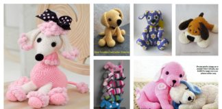 Crochet Adorable Amigurumi Stuffed Dog Pattern Collections