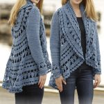 Lace Circle Jacket Free Crochet Pattern
