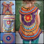 Crochet Chaleco Circular with Free Pattern