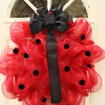 DIY Ladybug wreath