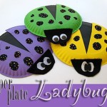 Paper plate ladybugs
