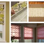Easy DIY No Sew Roman Shades Out of Mini Blinds
