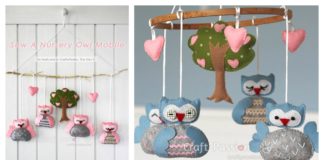 DIY Nursery Owl Mobile with Free Pattern