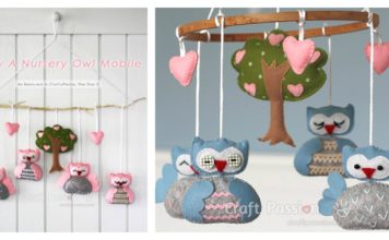 DIY Nursery Owl Mobile with Free Pattern