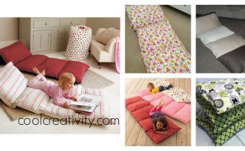 Sew Pillowcases Together To Make Floor Cushions