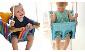 DIY Baby Canvas Swings
