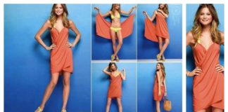 DIY Victoria's Secret No Sewing Swimsuit Cover-Up